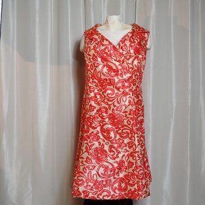 DANA KAY Wrap Style Bodice Empire Waist Cocktail Dress